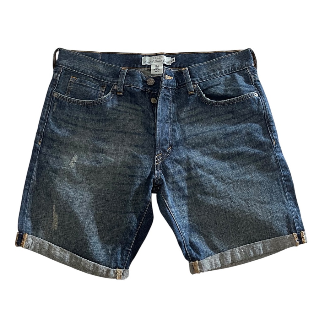 Men's Denim Button fly Jorts H & M L.O.G.G. Bermuda US33